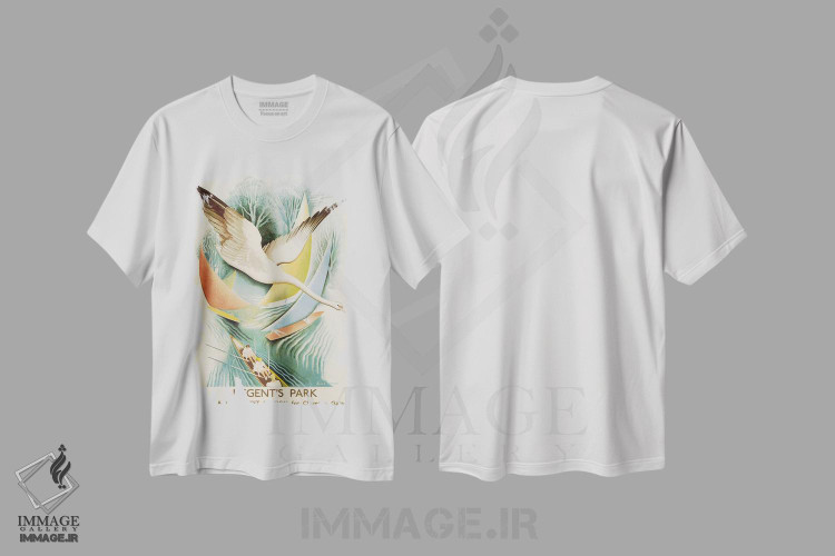 تیشرت طرح دار پوستر قدیمی پارک ریجنتز خط متروی لندن، وینتیج و رترو اثر هنرمند ناشناس | فروشگاه ایماژ