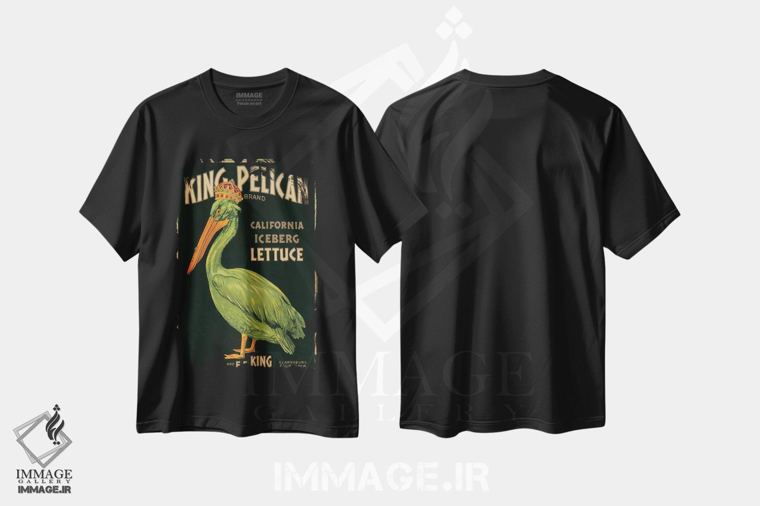 تیشرت طرح دار آثار هنرمند ناشناس - immage.ir
