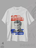 تیشرت طرح دار پوستر قدیمی کمپین کندی برای ریاست جمهوری، وینتیج و رترو اثر هنرمند ناشناس | فروشگاه ایماژ