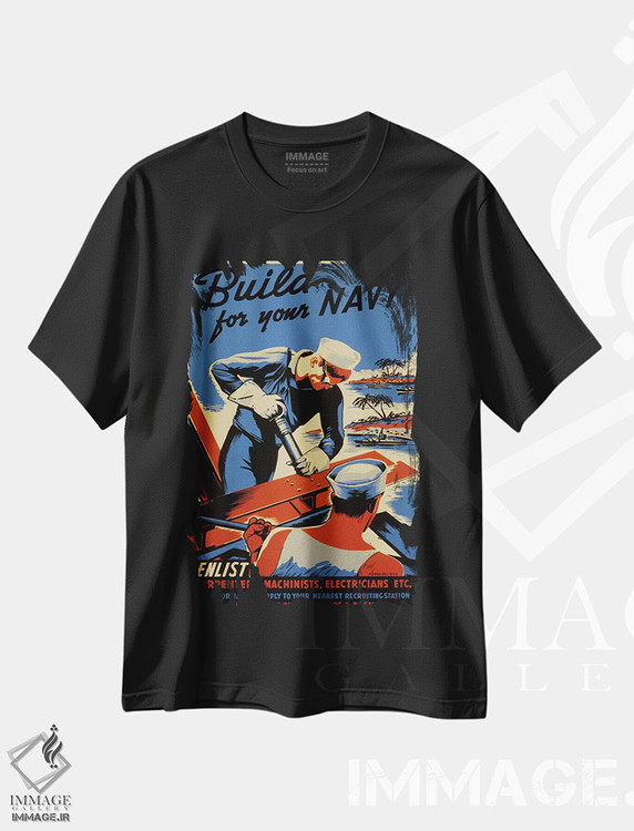 تیشرت طرح دار آثار هنرمند ناشناس - فروشگاه ایماژ