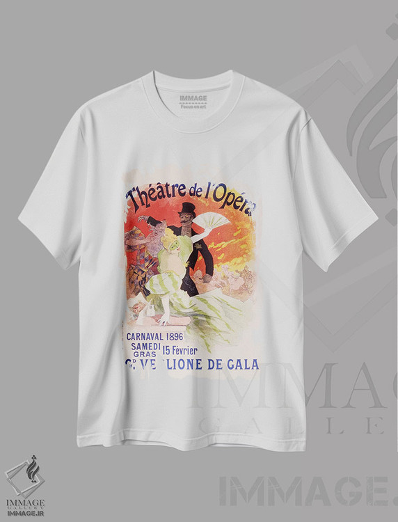 تیشرت طرح دار کارناوال، وینتیج و رترو اثر هنرمند ناشناس | فروشگاه ایماژ