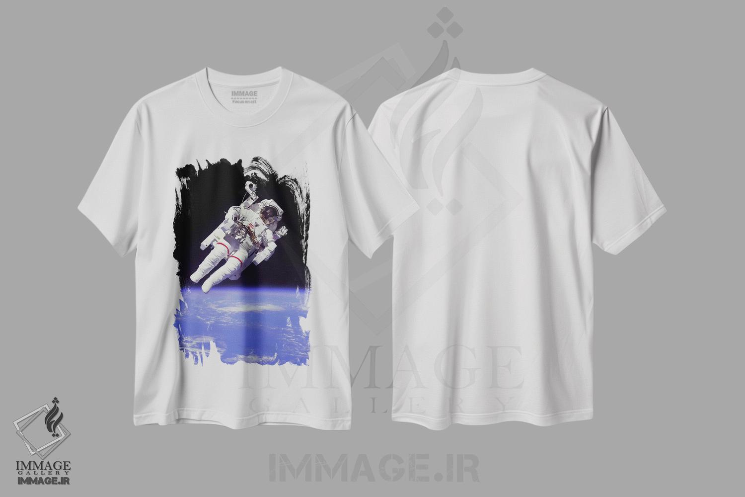 تیشرت طرح دار فضانورد ناسا، مدیوم اثر ناسا | immage.ir