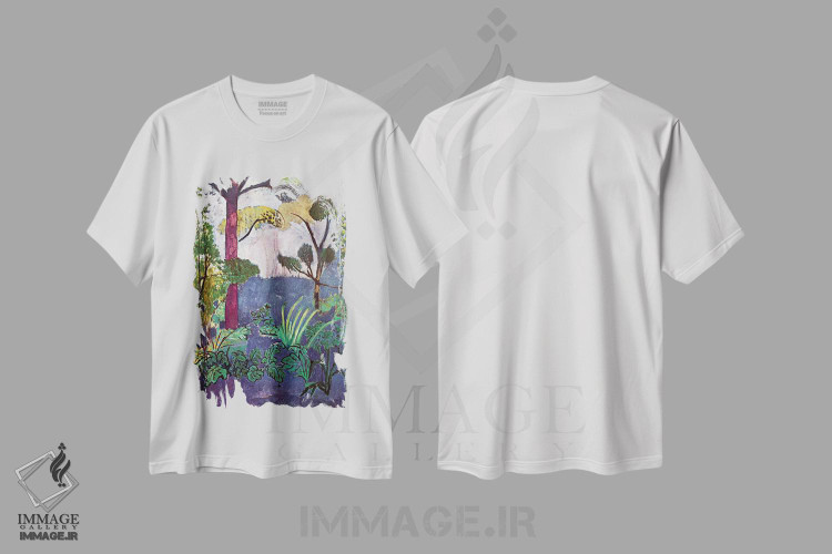 تیشرت طرح دار منظره مراکش، هنر فاخر کلاسیک اثر آنری ماتیس | immage.ir