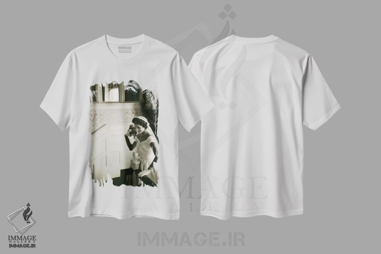 تیشرت طرح دار لباس عروس ژاکلین بوویه، مدیوم اثر هنرمند ناشناس | فروشگاه ایماژ