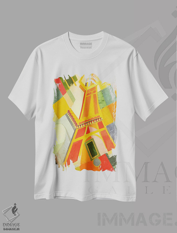 تیشرت طرح دار برج ایفل، هنر فاخر کلاسیک اثر رابرت دولونه | immage.ir