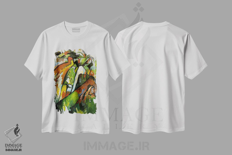 تیشرت طرح دار بداهه پردازی شماره ۷ اثر واسیلی کاندینسکی | immage.ir