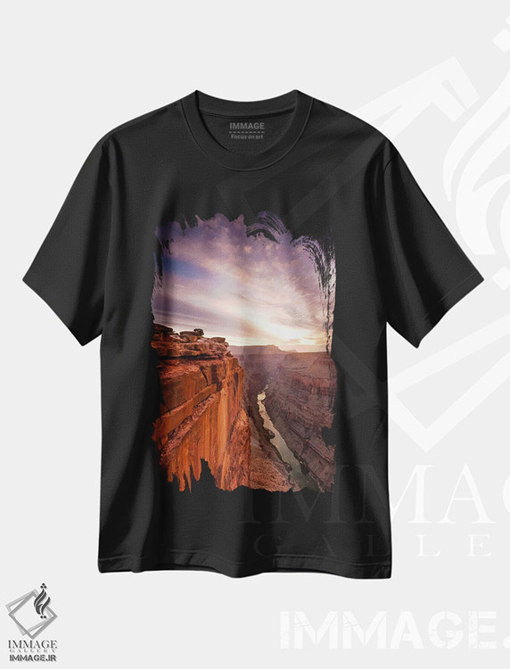 تیشرت طرح دار گرند کانیون، تزئینی اثر دن بالارد | immage.ir