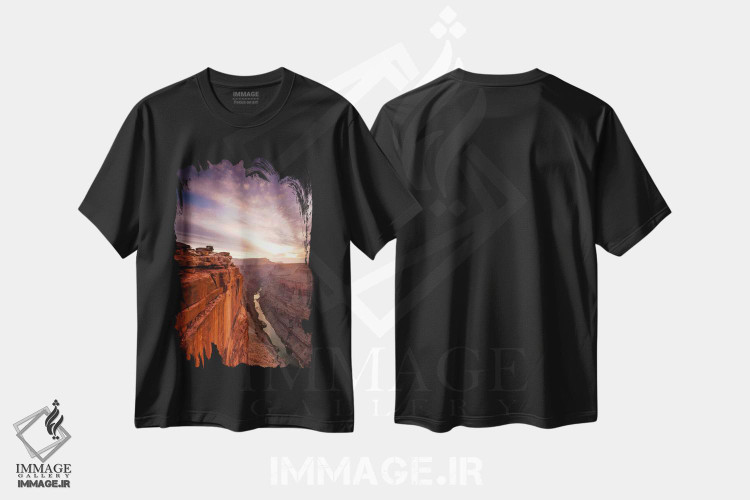 تیشرت طرح دار گرند کانیون، تزئینی اثر دن بالارد | immage.ir