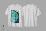 تیشرت طرح دار سیاره زمین، هنر دیجیتال اثر مایکل تامپست | فروشگاه ایماژ