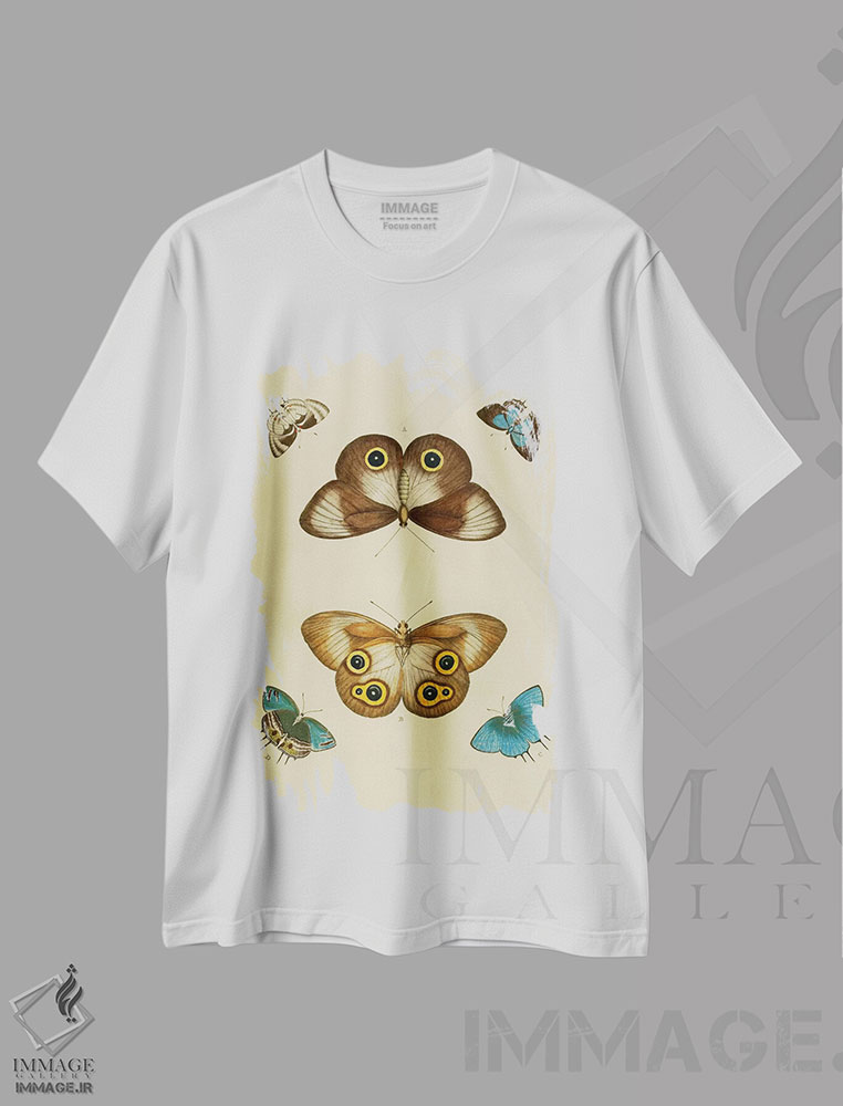 تیشرت طرح دار صفحهٔ شماره ۶، تزئینی اثر کرامر و استول | immage.ir