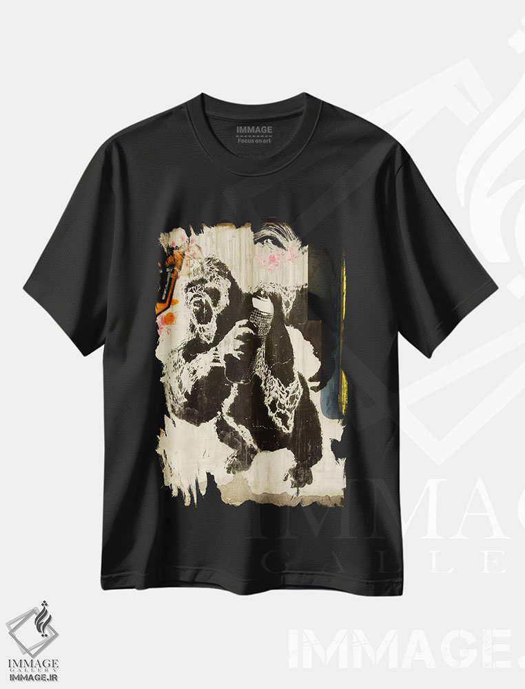 تیشرت طرح دار نقاشی دیواری سلاح جدید کونگ اثر هنرمند ناشناس | immage.ir