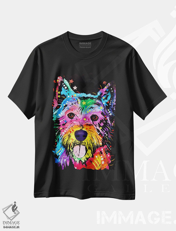 تیشرت طرح دار وستی، مدیوم اثر دین روسو | فروشگاه ایماژ