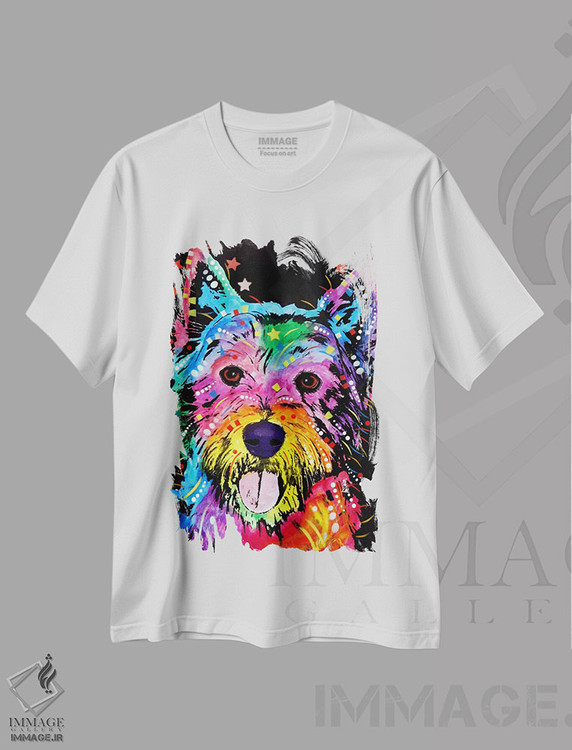 تیشرت طرح دار وستی، مدیوم اثر دین روسو | immage.ir