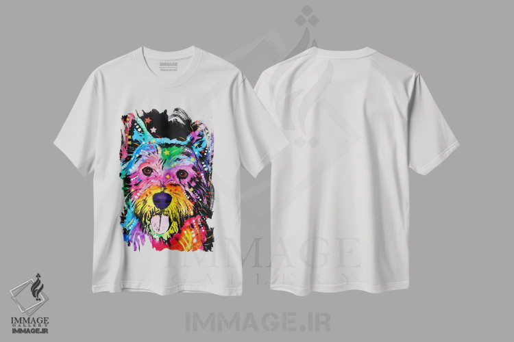 تیشرت طرح دار وستی، مدیوم اثر دین روسو | immage.ir