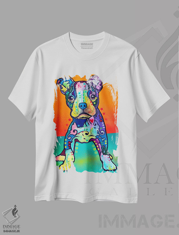 تیشرت طرح دار خودم به تنهایی، مدیوم اثر دین روسو | immage.ir