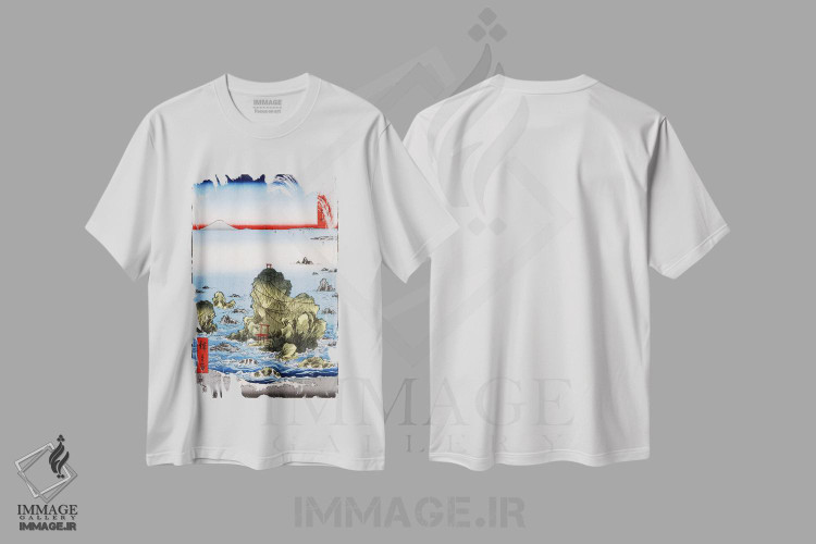 تیشرت طرح دار فوتامی گا-اورا در استان ایسه، هنر فاخر کلاسیک اثر اوتاگاوا هیروشگه | immage.ir