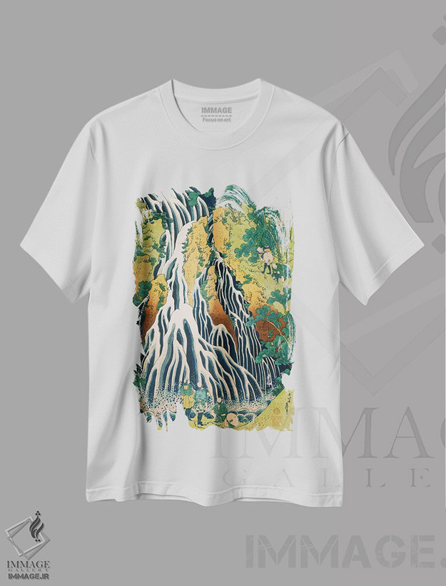 تیشرت طرح دار آثار کاتسوشیکا هوکوسای - immage.ir