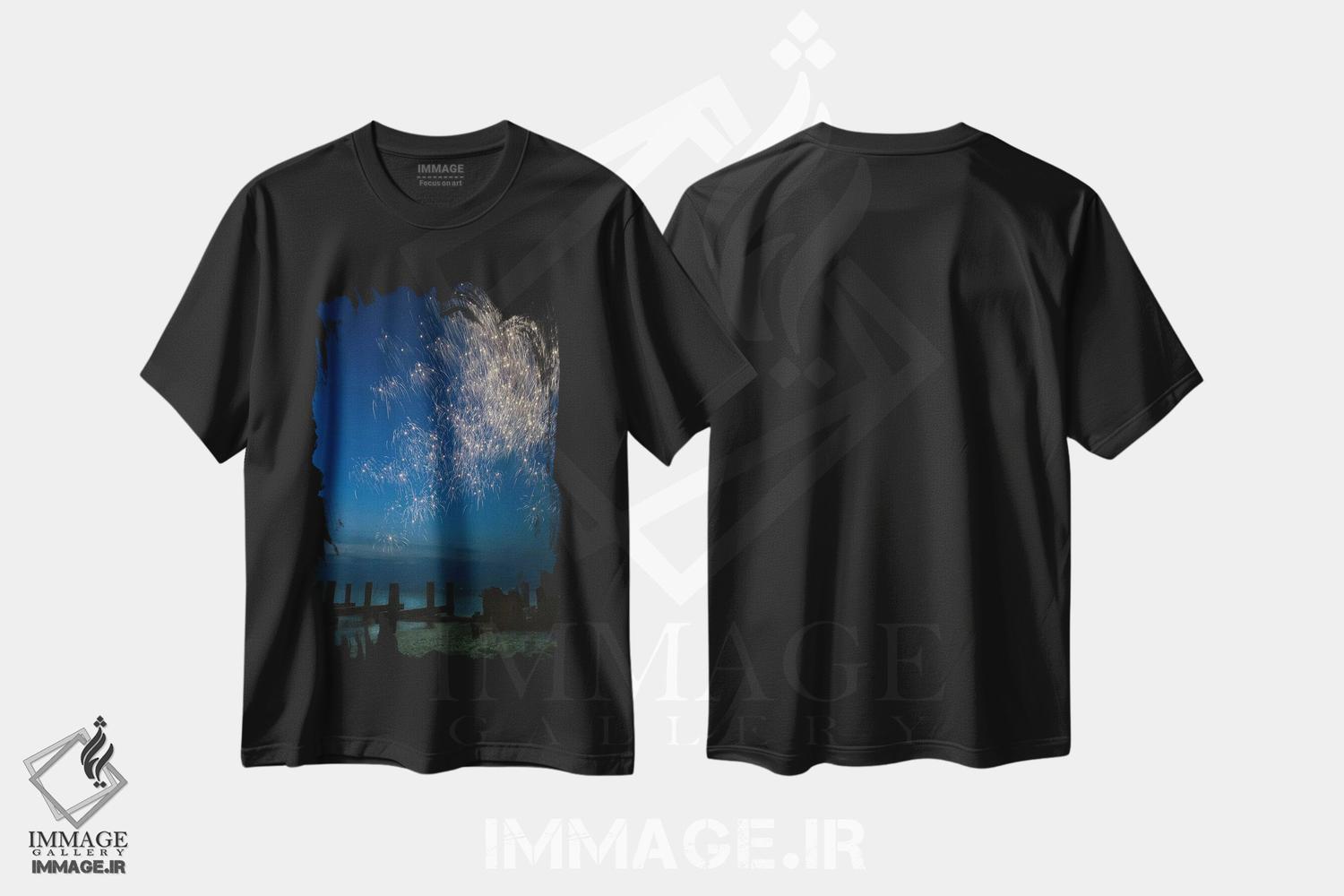 تیشرت طرح دار قاچاقی، مدیوم اثر جفری آنسل آگرونس | فروشگاه ایماژ