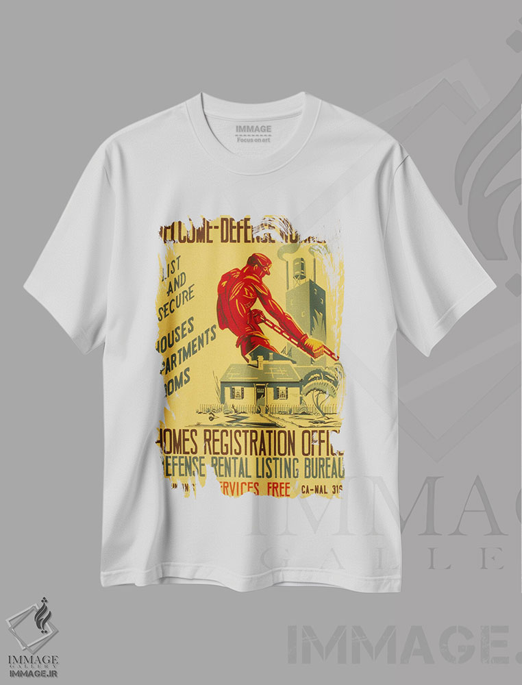 تیشرت طرح دار آثار هنرمند ناشناس - فروشگاه ایماژ