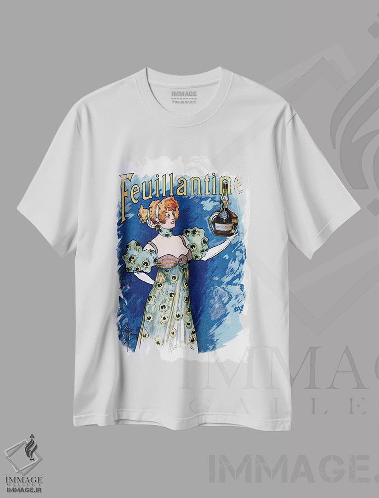 تیشرت طرح دار پوستر تبلیغاتی قدیمی فیوییانتین، آرت نوو اثر هنرمند ناشناس | فروشگاه ایماژ