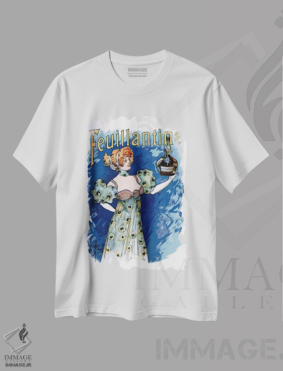 تیشرت طرح دار پوستر تبلیغاتی قدیمی فیوییانتین، آرت نوو اثر هنرمند ناشناس | فروشگاه ایماژ