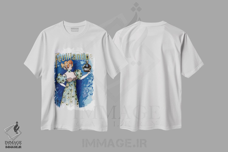 تیشرت طرح دار پوستر تبلیغاتی قدیمی فیوییانتین، آرت نوو اثر هنرمند ناشناس | فروشگاه ایماژ