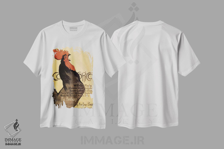 تیشرت طرح دار پوستر تبلیغاتی قدیمی کوکوریکو، وینتیج و رترو اثر هنرمند ناشناس | فروشگاه ایماژ