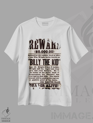 تیشرت طرح دار زنده یا مرده، مدیوم اثر فایو بای فایو کالکتیو | فروشگاه ایماژ