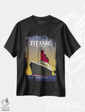 تیشرت طرح دار کشتی اقیانوس پیمای تایتانیک، آرت دکو اثر مایکل تامپست | immage.ir