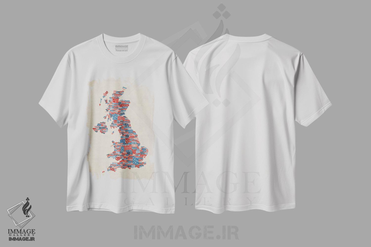 تیشرت طرح دار آثار مایکل تامپست - immage.ir