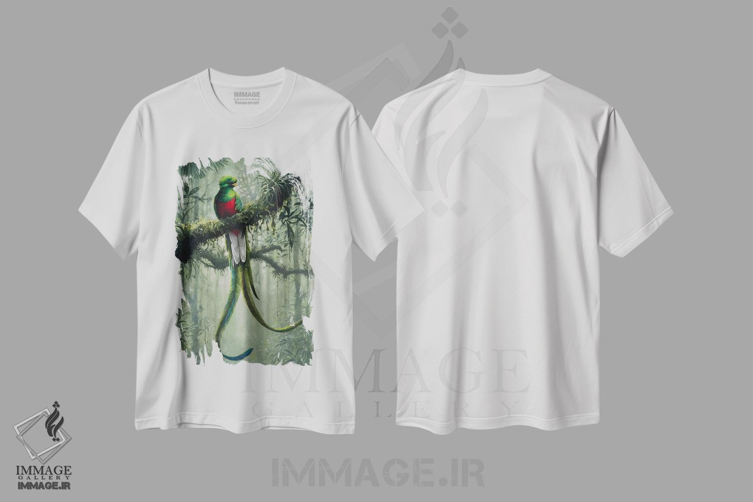 تیشرت طرح دار کتزال باشکوه ۲ اثر هارو ماس | immage.ir