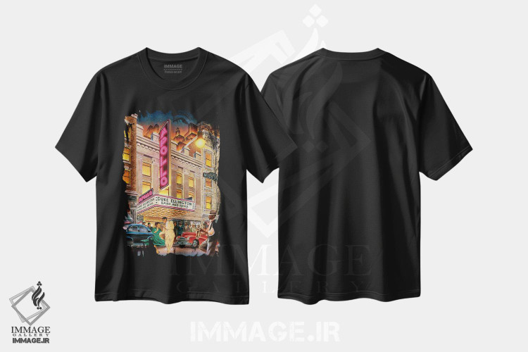 تیشرت طرح دار فانتزی آپولو، هنر آمریکایی آفریقایی تبار اثر کیت مالِت | فروشگاه ایماژ