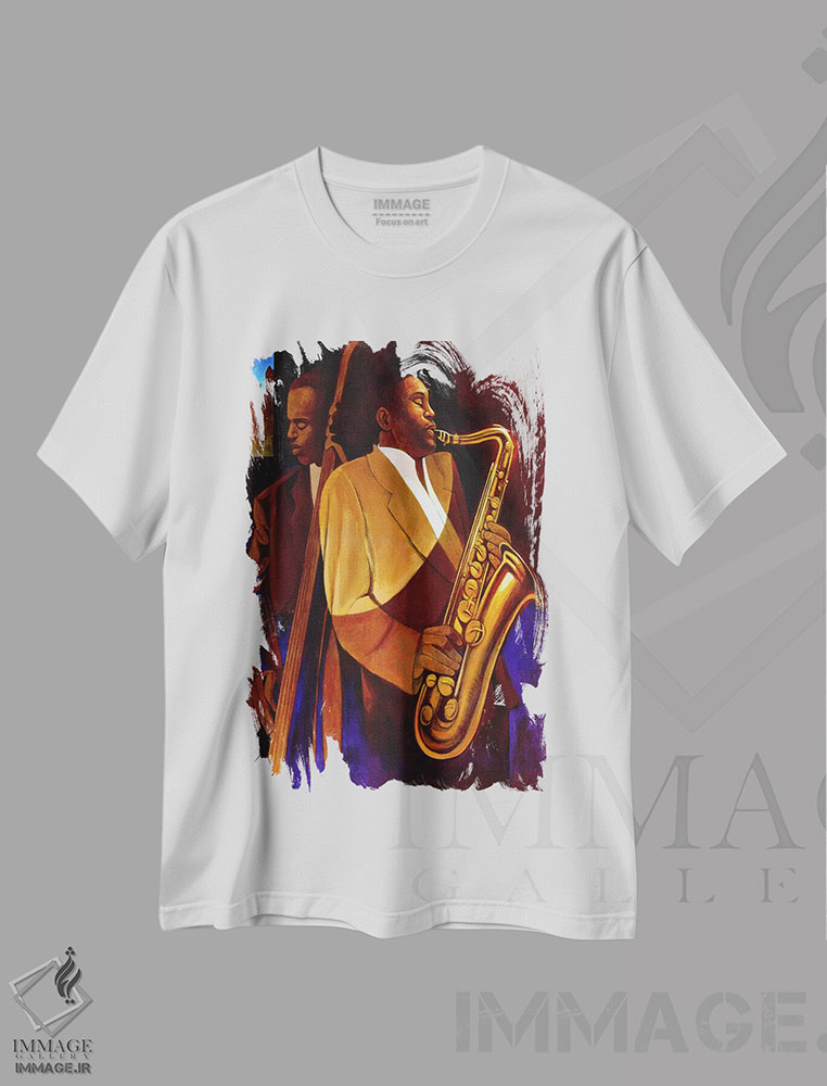 تیشرت طرح دار بدن و روح، هنر آمریکایی آفریقایی تبار اثر کیت مالِت | immage.ir