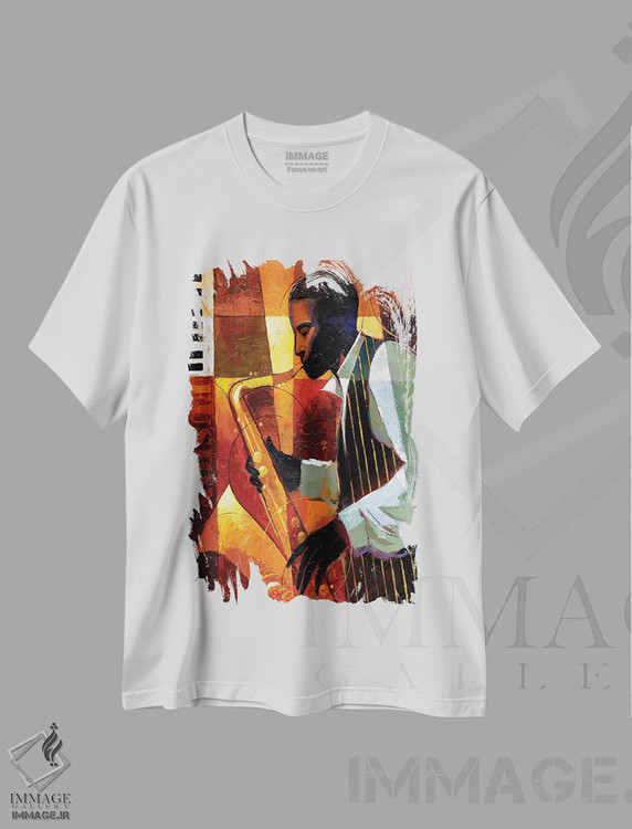تیشرت طرح دار ادغام، هنر آمریکایی آفریقایی تبار اثر کیت مالِت | immage.ir
