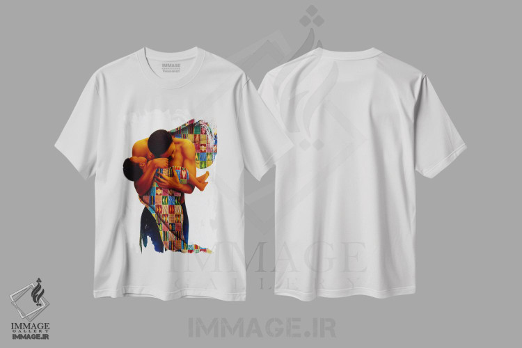 تیشرت طرح دار عشق پناه بخش، هنر آمریکایی آفریقایی تبار اثر کیت مالِت | immage.ir