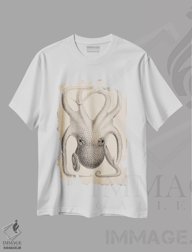 تیشرت طرح دار سرپاوگان جزایر هاوایی، تزئینی اثر استیلمن | فروشگاه ایماژ