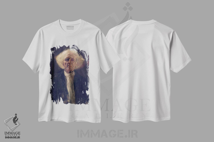 تیشرت طرح دار مطالعه سر مرد نابینا، هنر فاخر کلاسیک اثر گوستاو کلیمت | فروشگاه ایماژ