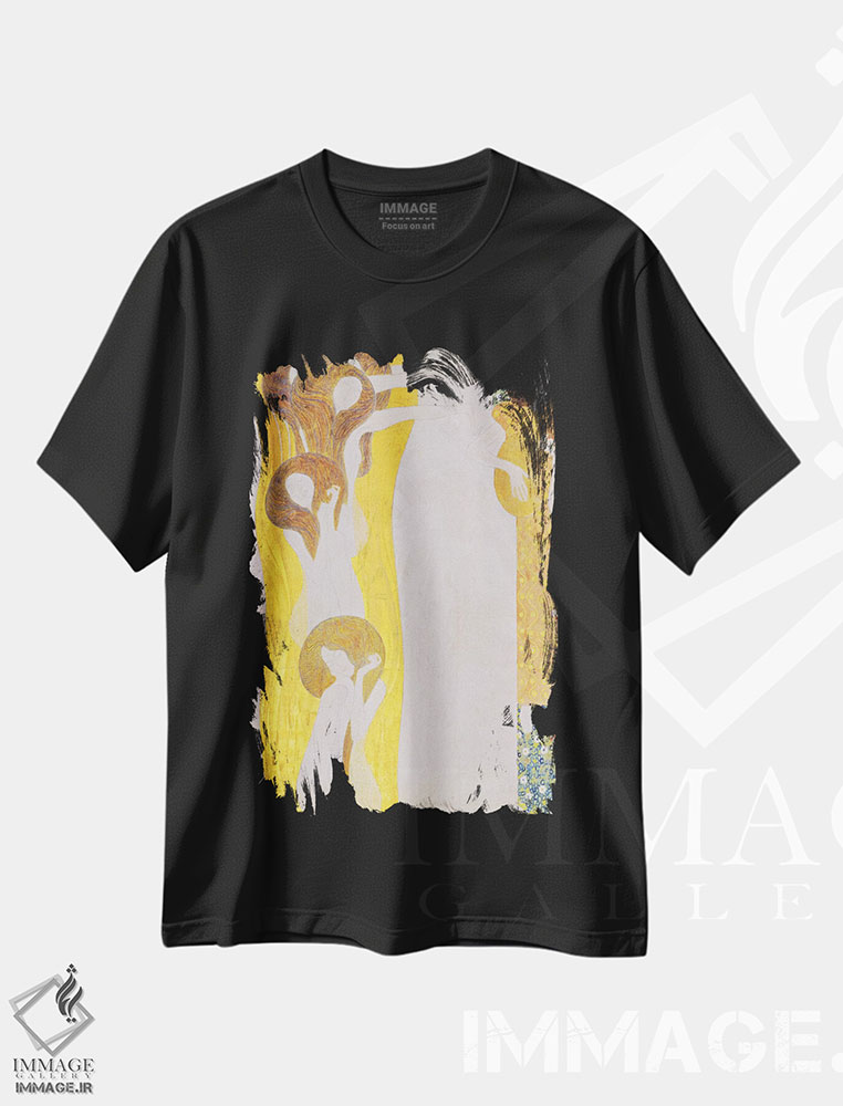 تیشرت طرح دار هنرها، هنر فاخر کلاسیک اثر گوستاو کلیمت | فروشگاه ایماژ