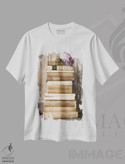 تیشرت طرح دار کتاب ها ۲، دکور معاصر اثر سیمپوزیوم دیزاین | فروشگاه ایماژ