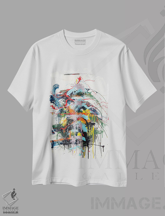 تیشرت طرح دار تاج اثر شاون جیکوبز | فروشگاه ایماژ