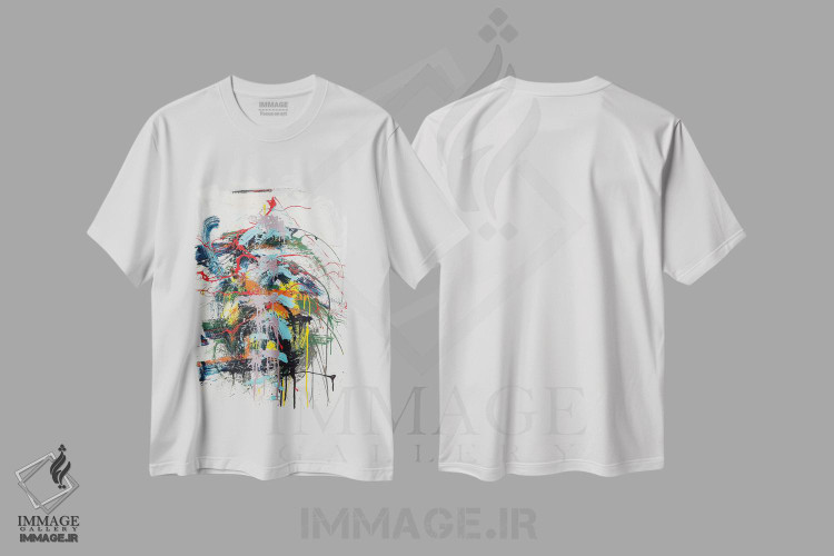 تیشرت طرح دار تاج اثر شاون جیکوبز | فروشگاه ایماژ