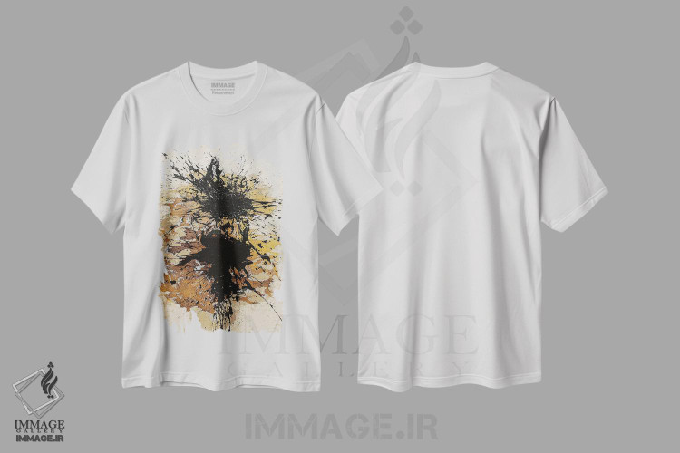 تیشرت طرح دار در میان تابش خورشید اثر شاون جیکوبز | فروشگاه ایماژ