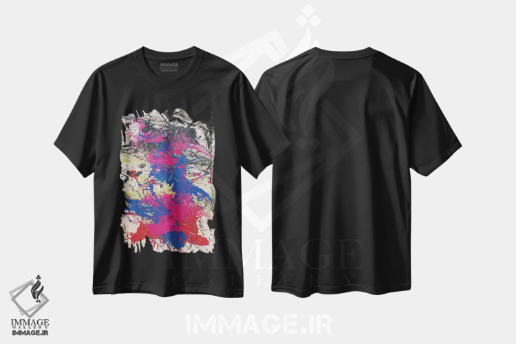 تیشرت طرح دار ذات او اثر شاون جیکوبز | immage.ir