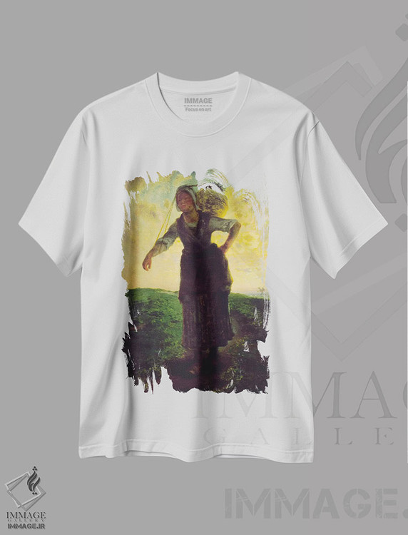 تیشرت طرح دار آثار ژان فرانسوا میه - فروشگاه ایماژ