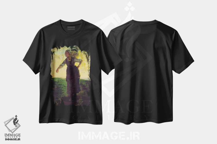 تیشرت طرح دار آثار ژان فرانسوا میه - immage.ir