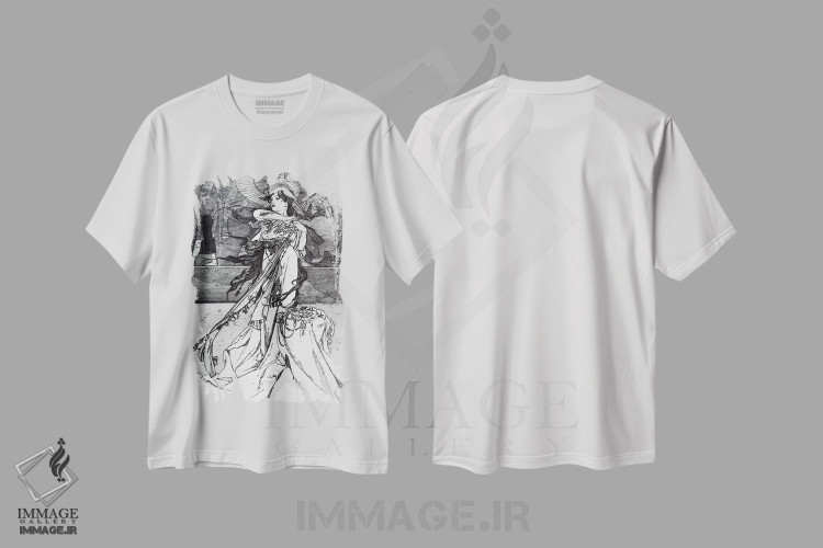 تیشرت طرح دار تصویری از راما، آرت نوو اثر آلفونس موخا | فروشگاه ایماژ