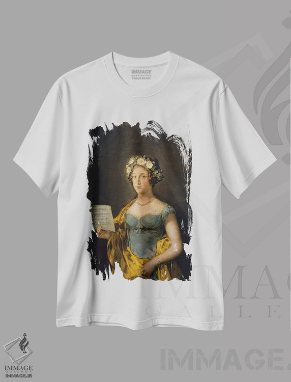 تیشرت طرح دار دوشس آبرانتس، ۱۸۳۸، هنر فاخر کلاسیک اثر فرانسیسکو گویا | immage.ir