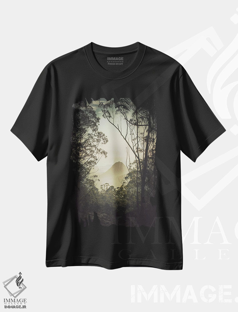 تیشرت طرح دار استامپ ژاپنی II، مدیوم اثر آنابل شابر | immage.ir