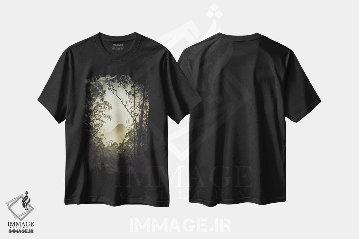 تیشرت طرح دار استامپ ژاپنی II، مدیوم اثر آنابل شابر | immage.ir