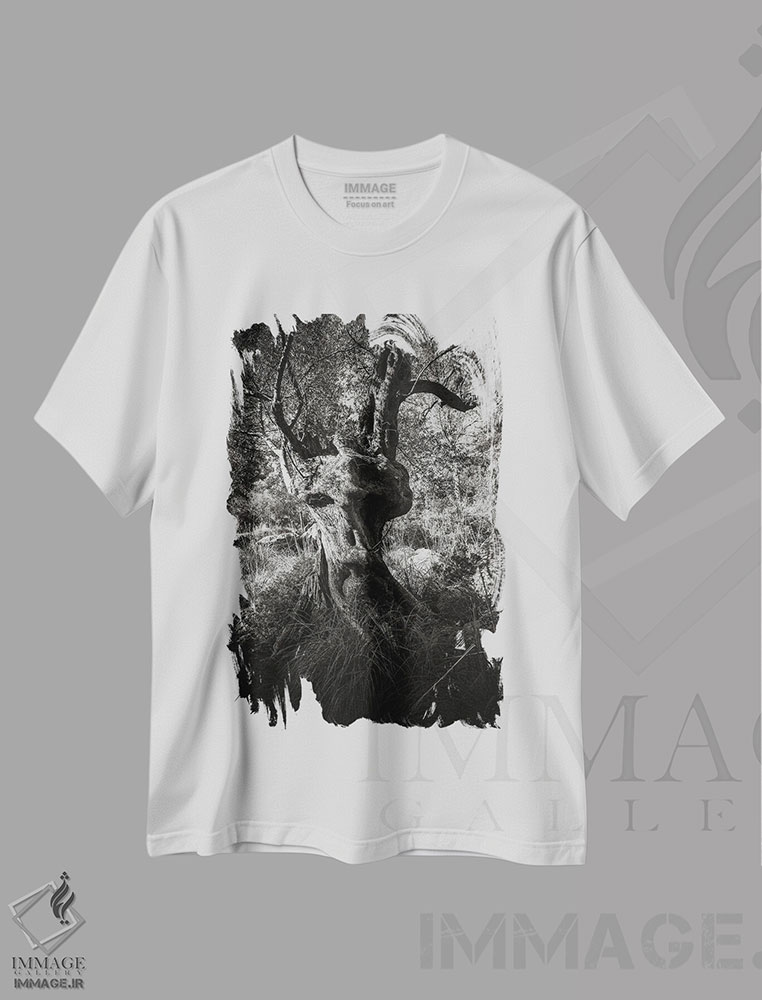 تیشرت طرح دار انت، عکاسی سیاه و سفید اثر آنابل شابر | immage.ir